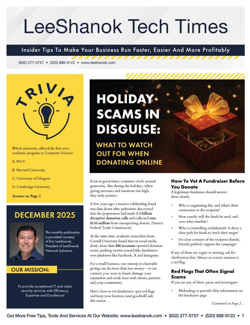 LeeShanok Tech Times December 2025