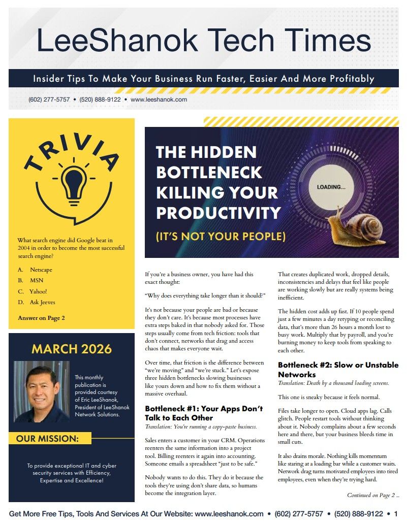 LeeShanok Tech Times March 2026