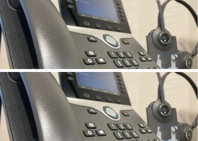 VoIP Phone Halved