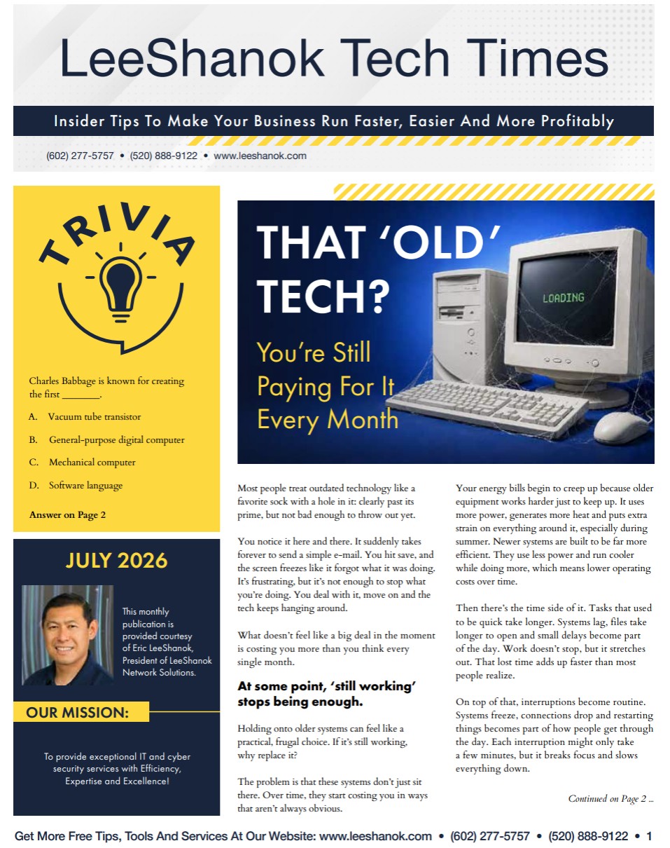 LeeShanok Tech Times July 2026